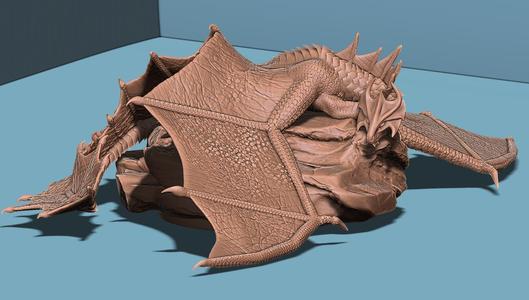 Adult Brass Dragon