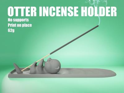 Nutria Incense Holder