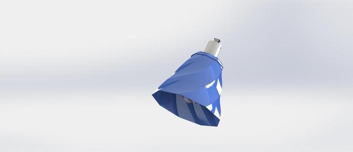Simple outdoor lamp holder