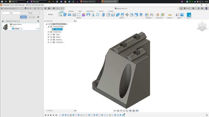2x2020 50mm Hefty Foot