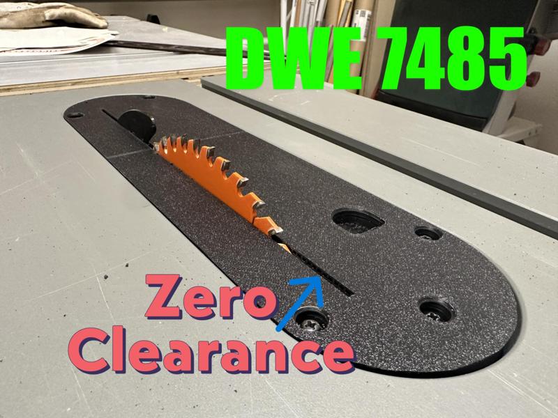 Zero Clearance Insert for DWE7485