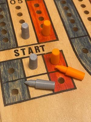 Cribbage big peg