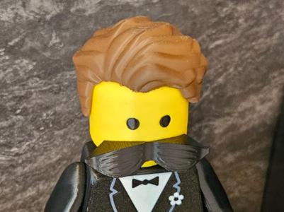 Brick Man Accessory Mustache for my figures