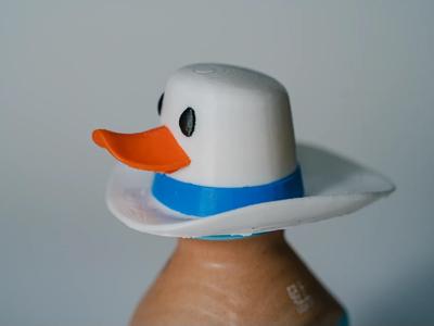 Bottle Cap Duck Hat