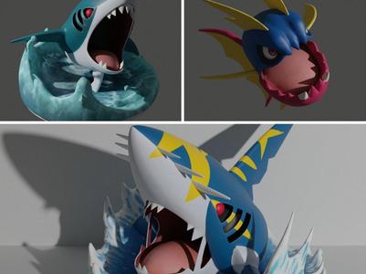Pokemon Carvanha Sharpedo
