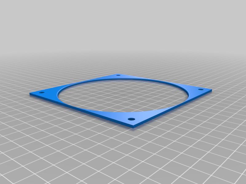 120mm shroud for radiator mounted irregular shaped fans
