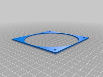 120mm shroud for radiator mounted irregular shaped fans