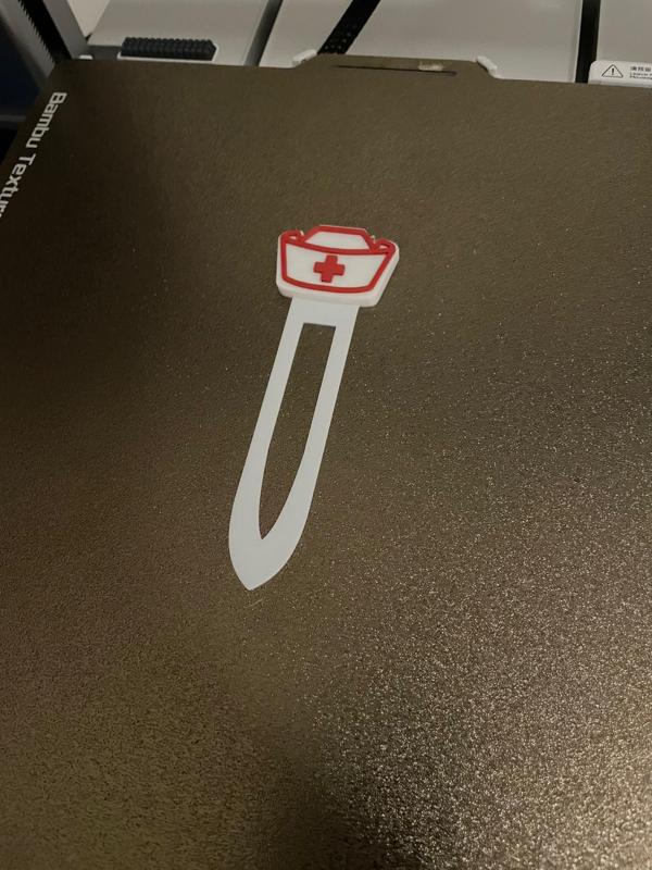 Nurse cap Bookmark