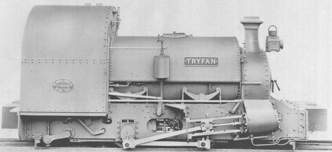 1/32nd 54mm Hunslet Loco 'Tryfan'