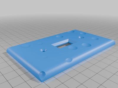 cheese light switch cover
