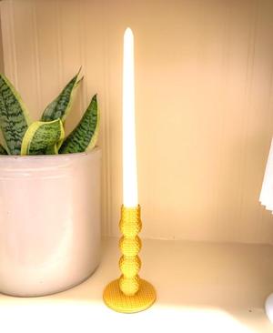 Knitted Candle Stick Holders
