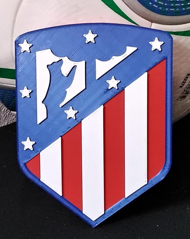 Club Atlético de Madrid, S.A.D. (Atlético) coaster or plaque.