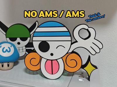 One Piece Nami Skull Jolly Roger (NO AMS/AMS)