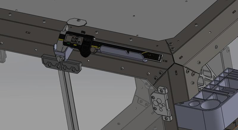 Holder for Caliper (Messschieber) for Original Prusa Enclosure