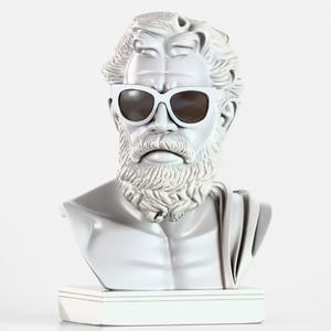 Cool Old Man Bust