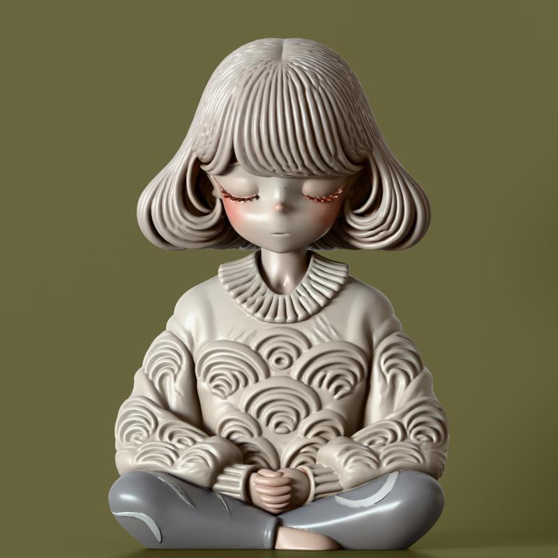 Girl Meditating