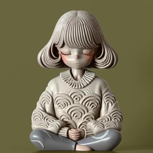 Girl Meditating