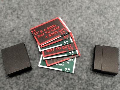 Motivation quotes gift cards box
