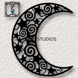 moon wall art stars wall decor spiritual space decoration 