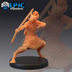 Catfolk Sphynx Archer / Feline Warrior / Desert Fighter