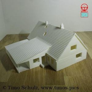 Hausmodell "Struckmannshaus" (Maßstabsgetreu) - mit zerlegbaren Stockwerken