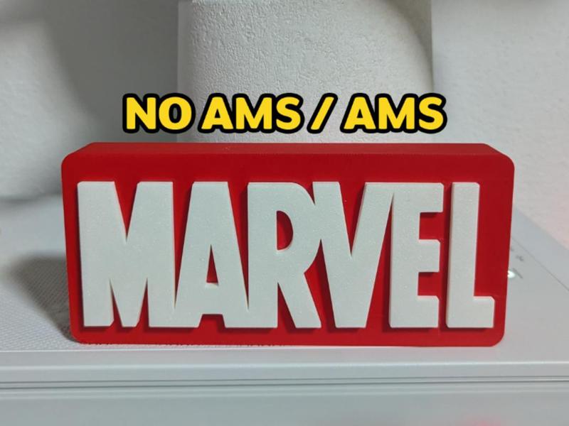 Marvel Logo / Sign (NO AMS/AMS)