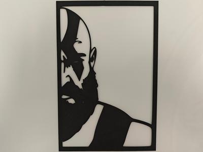 Kratos Frame – Shadow Art Style