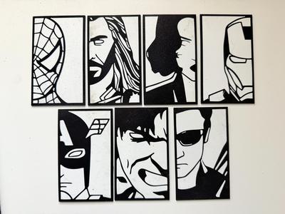 Avengers bookmarks 