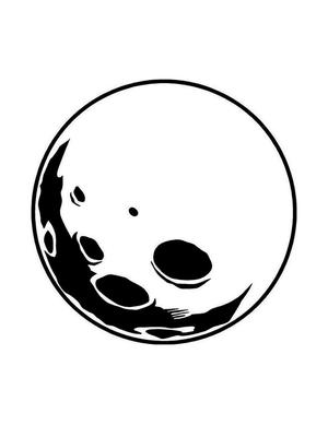 Moon Stencil