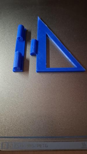 Table top picture bracket.