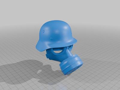 WWII Gasmaske für Anhängerkupplung