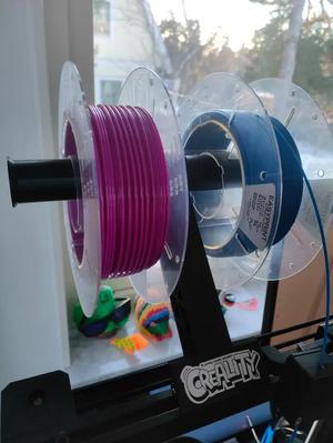 Ender 3 S1 / Pro Spool Holder Snap-In-Place
