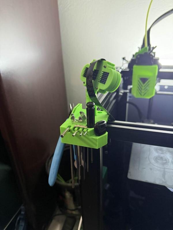 Ender 5 Pi Cam Top Corner Mount with Tool Holder