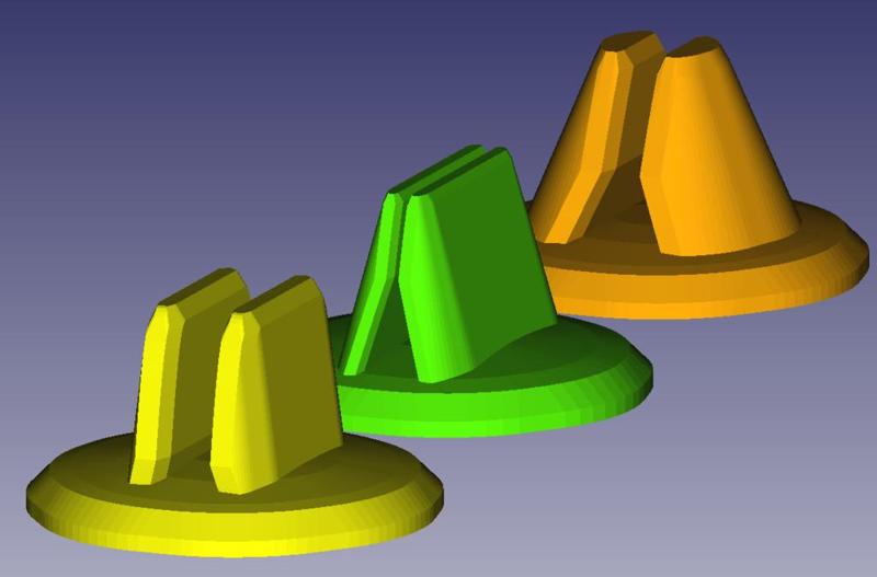 Halter für Spielfiguren / meeple foot