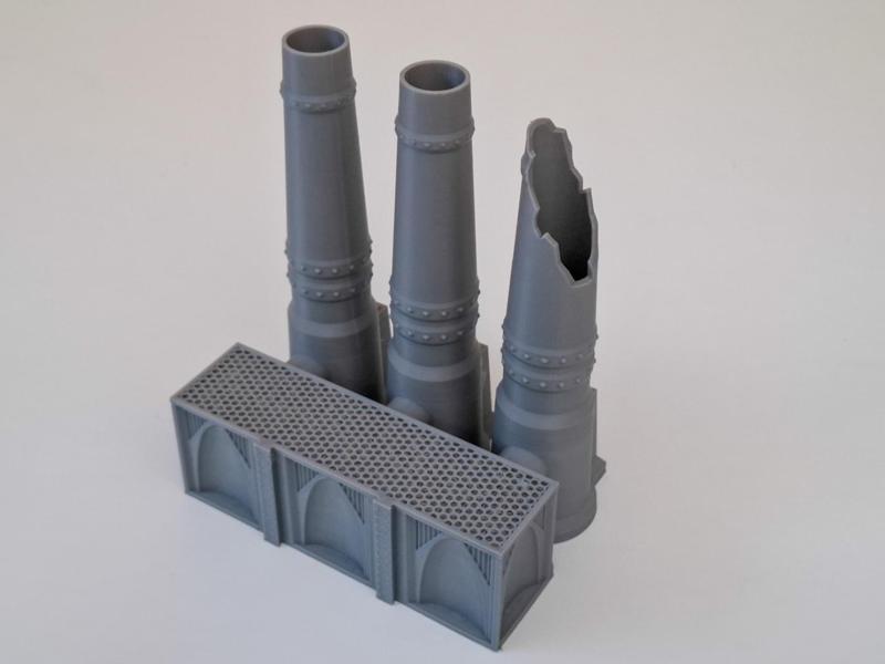 Industrial Platform - Funnel Towers