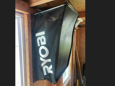 Ryobi Mower Bag Wall Mount