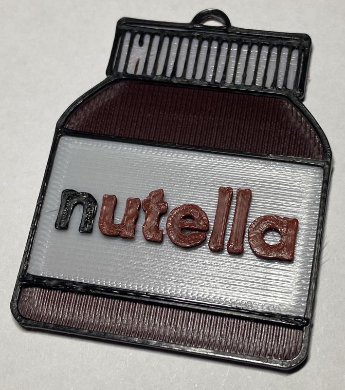Nutella Jar Keychain