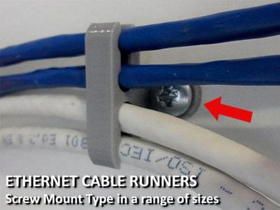 Ethernet Cable Runners - Screw Mount Type