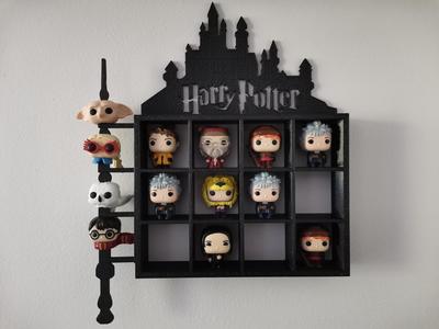 Harry Potter Funko Kinder Joy with wand Stand/Shelf