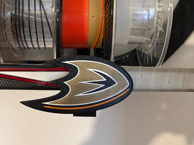 Logo Ducks d'Anaheim support de crosse de Hockey