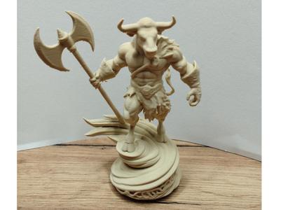 Minotaur statue