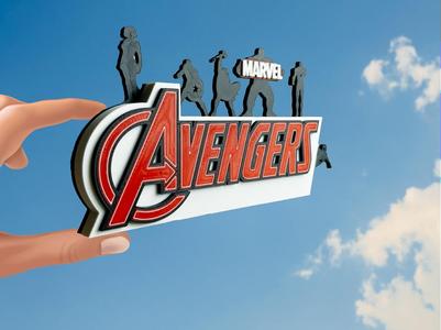 Marvel Avengers Logo schild 