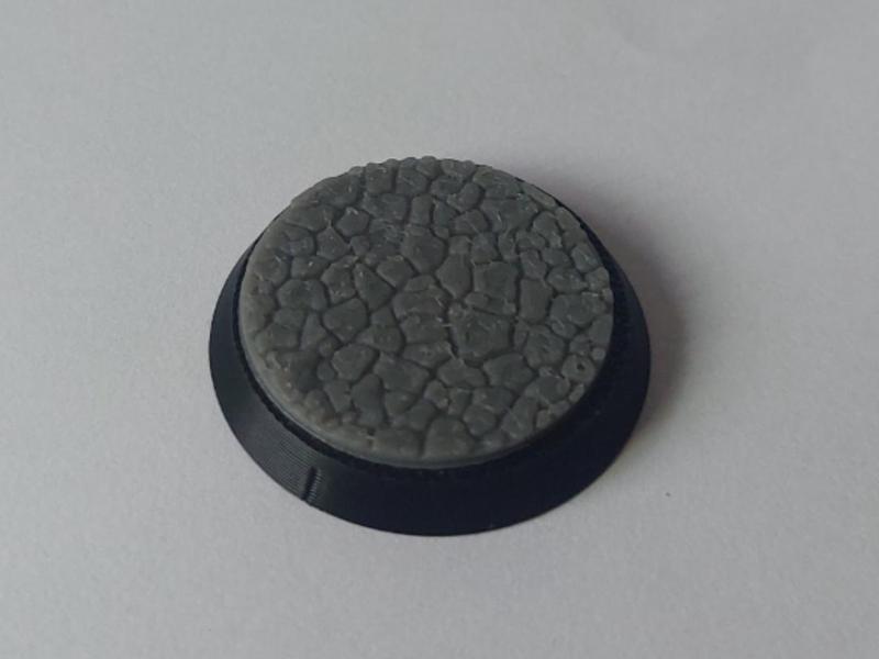 Cracked Ground Base Topper 3 size D&D 40K TTRPG