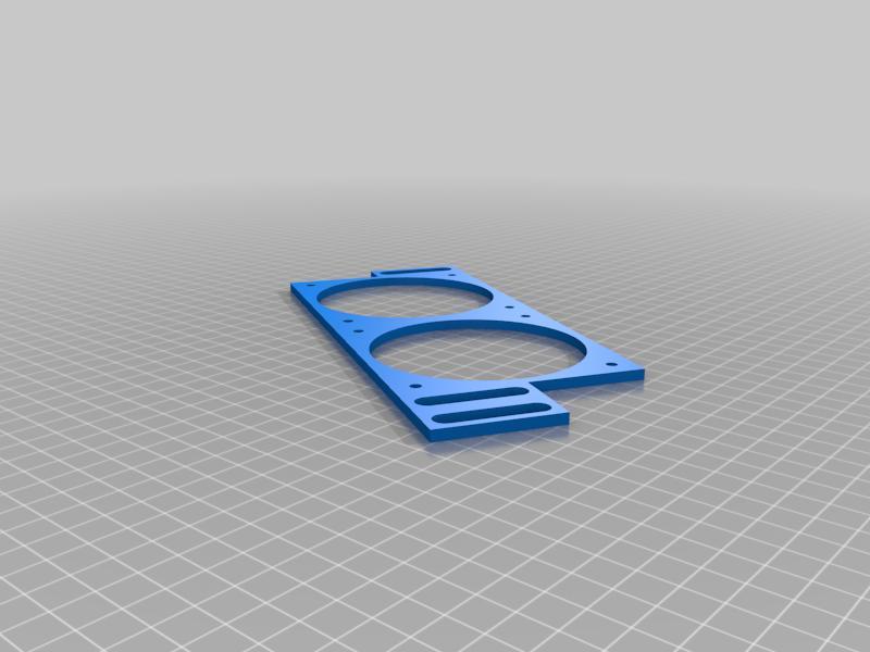 Dual 8025 full layer cooling mount for Ender 3