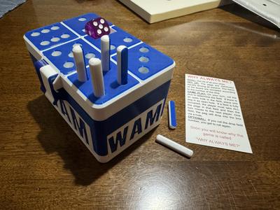 WAM Version 5E or 5F - Why Always Me - Pig Hole - Dice/Peg Game