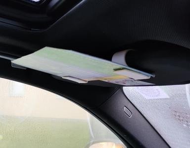 Car visor paper extension clip (multiple sizes)
