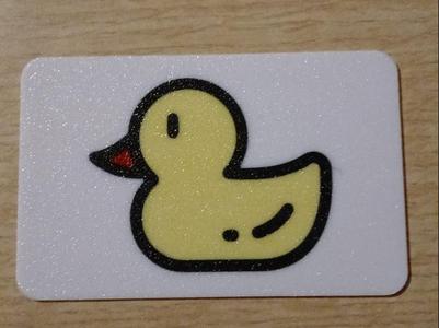 A Duck on a Card