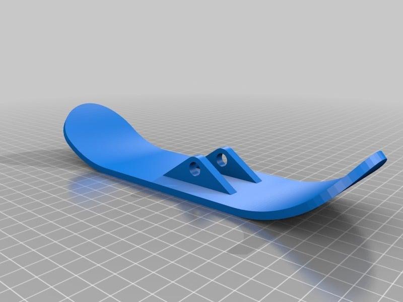 Spring Loaded Skis for R/C Buggy