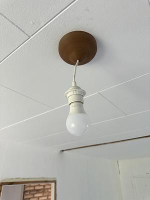 Lamp hanger / outlet (CeilingBoob). Screw on