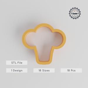 Broccoli Shape Cutter, 18-Piece Set for Cookies, Fondant & Clay, Plant & Vegetable Designs, Various Sizes PRODUCT_122